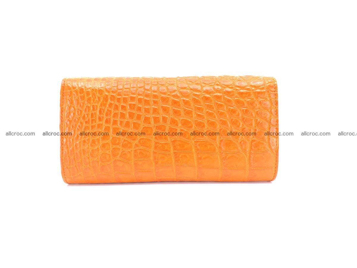 Crocodile leather long wallet trifold 630 Foto 1