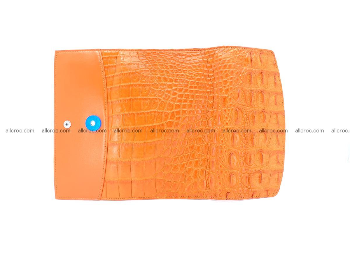 Crocodile leather long wallet trifold 630 Foto 9