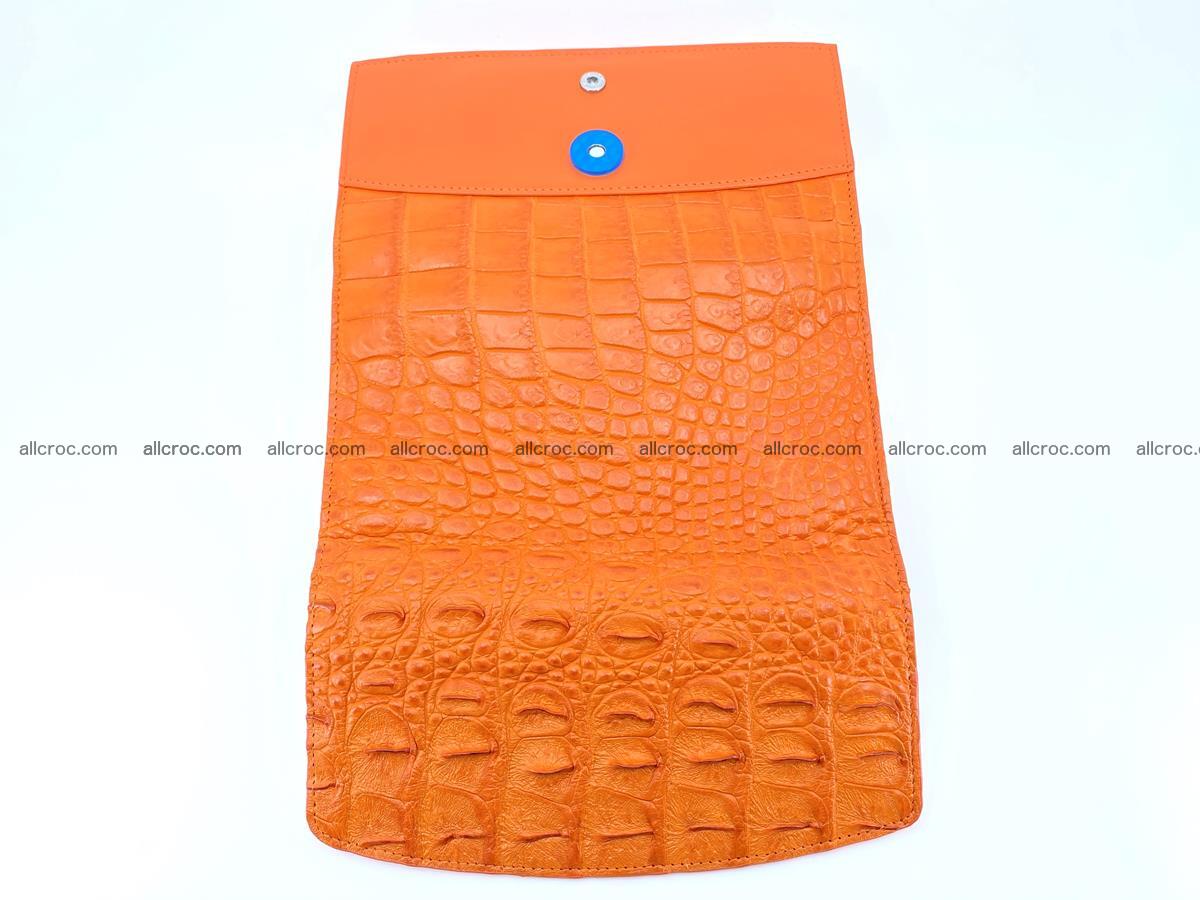 Crocodile leather long wallet trifold 630 Foto 8