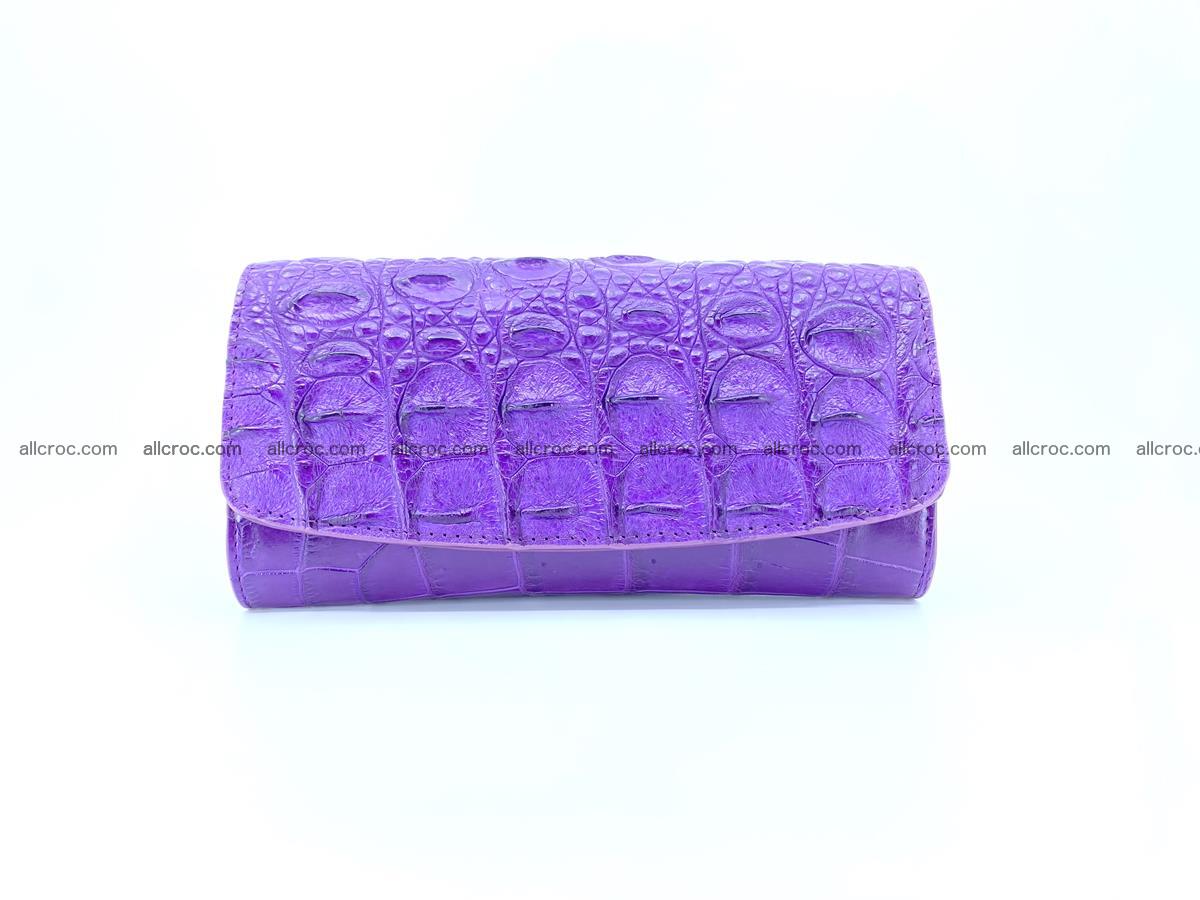Crocodile leather long wallet trifold 629 Foto 0