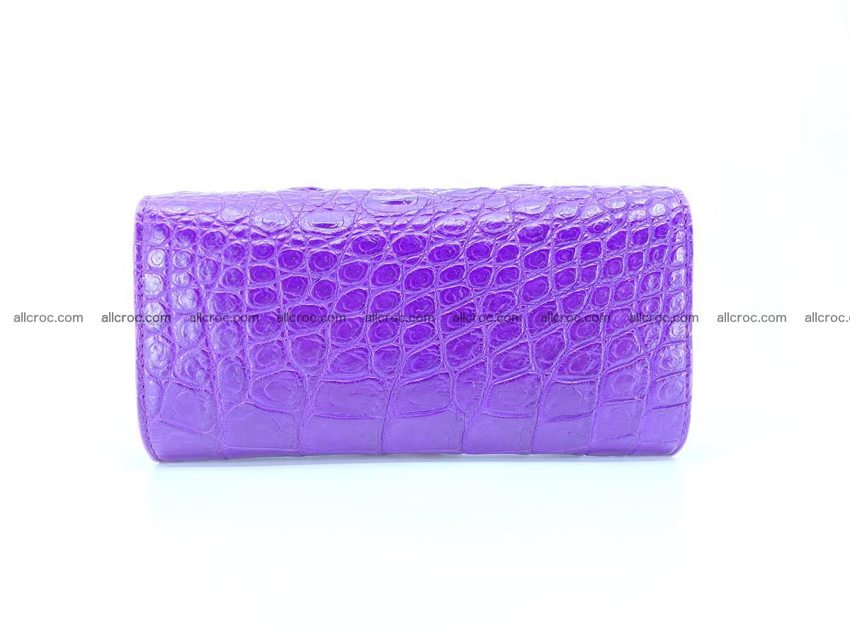 Crocodile leather long wallet trifold 629 Foto 1