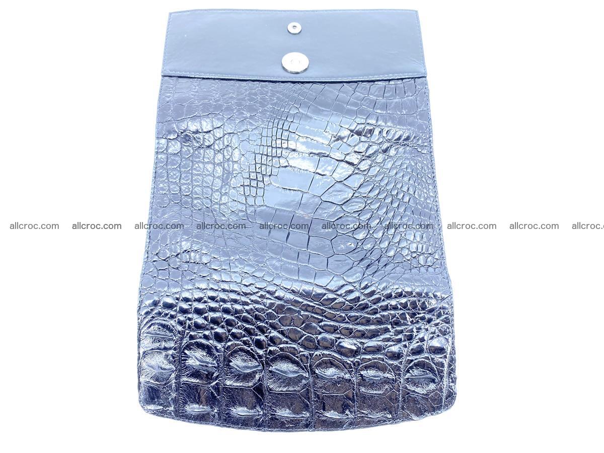 Crocodile leather long wallet trifold 620 Foto 8