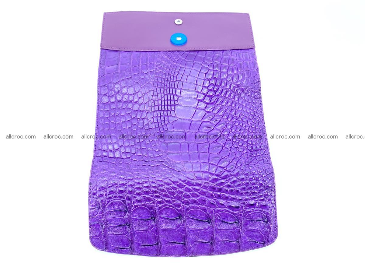 Crocodile leather long wallet trifold 619 Foto 9