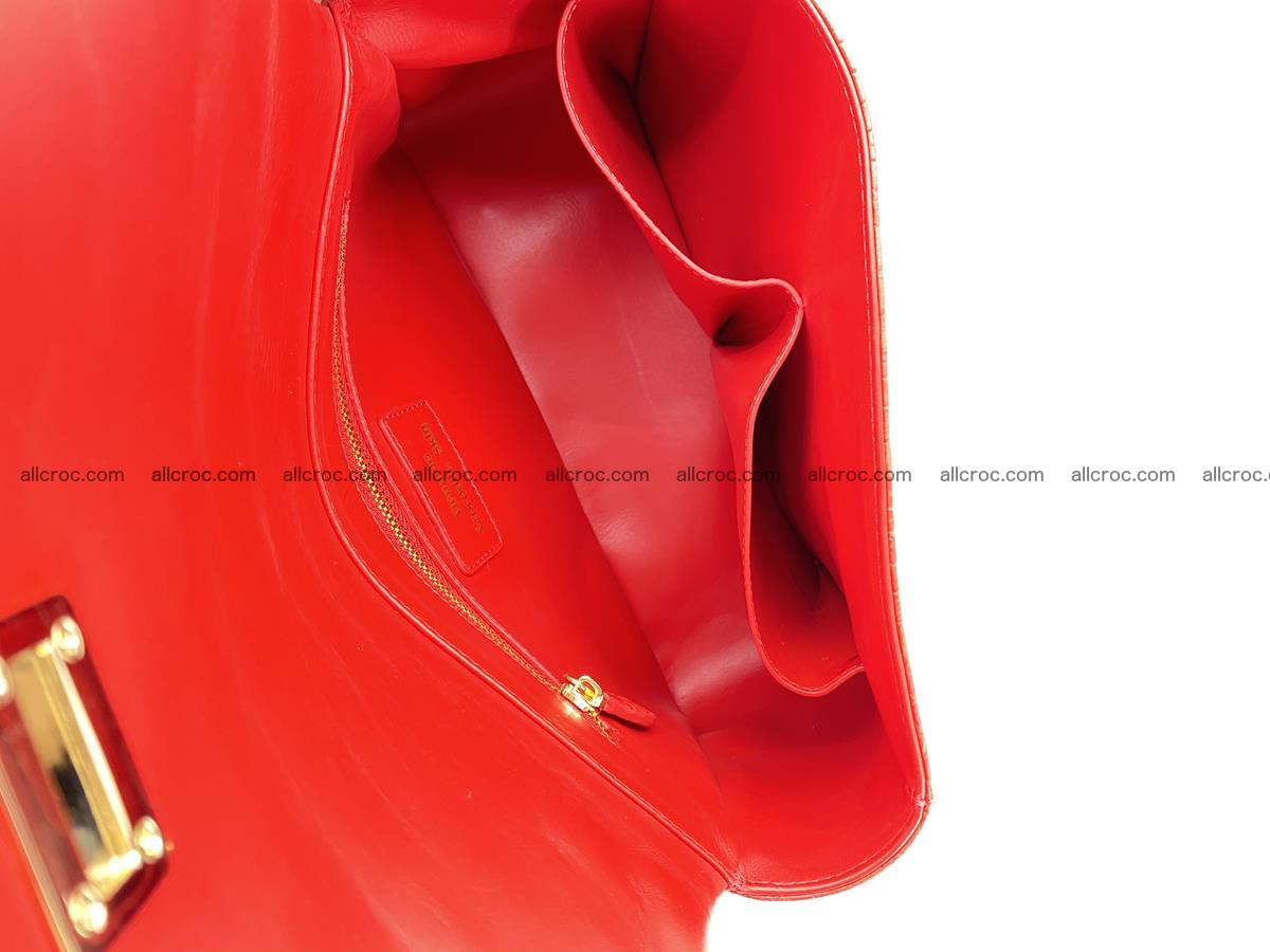 Women’s crocodile skin handbag 1319 Foto 12