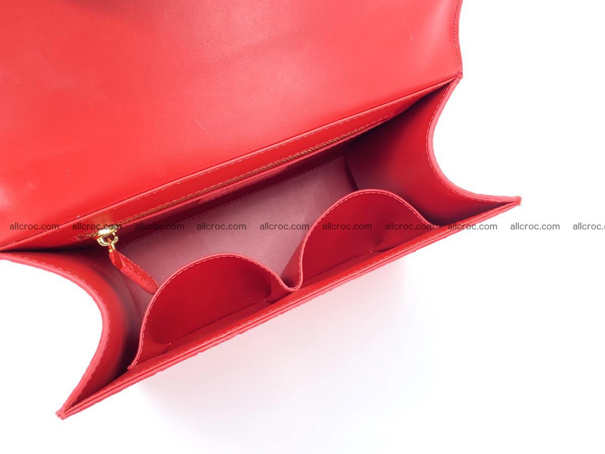 Women’s crocodile skin handbag 1322 Foto 12