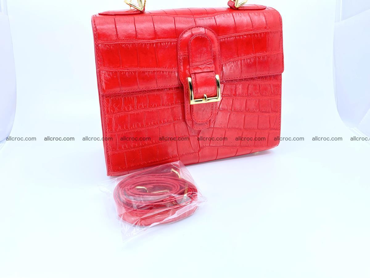 Women’s crocodile skin handbag 1322 Foto 14