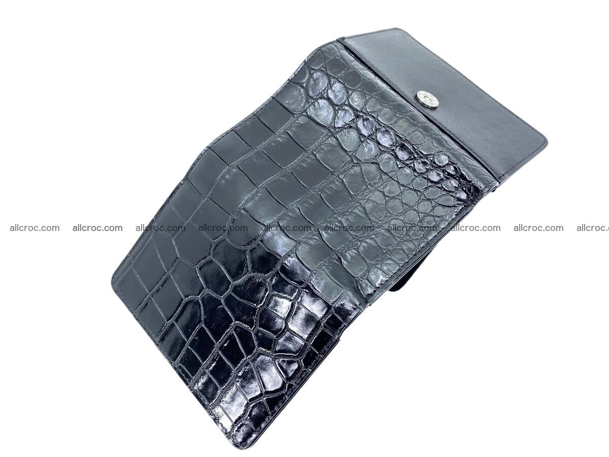 Women’s crocodile skin trifold wallet with coin compartment 1831 Foto 2
