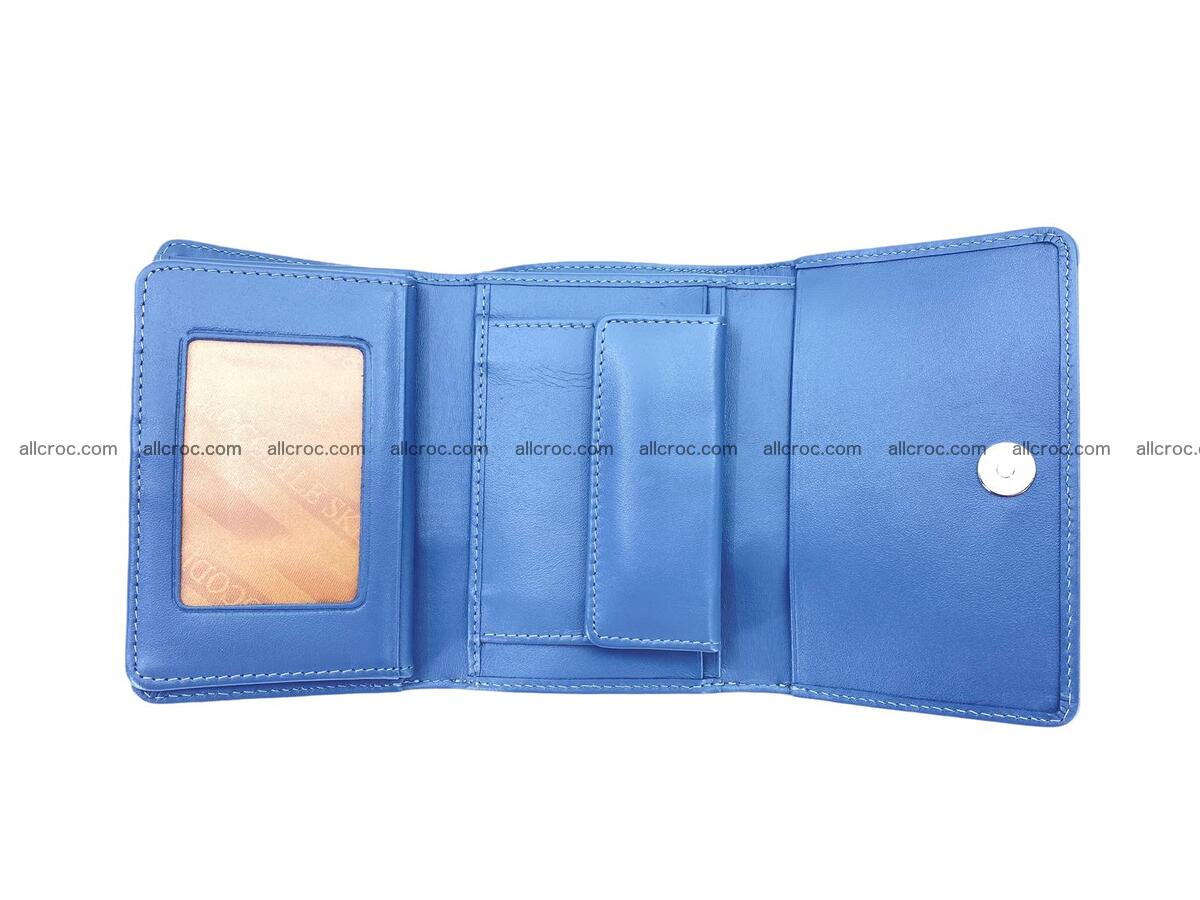 Women’s crocodile skin trifold wallet with coin compartment 1827 Foto 5