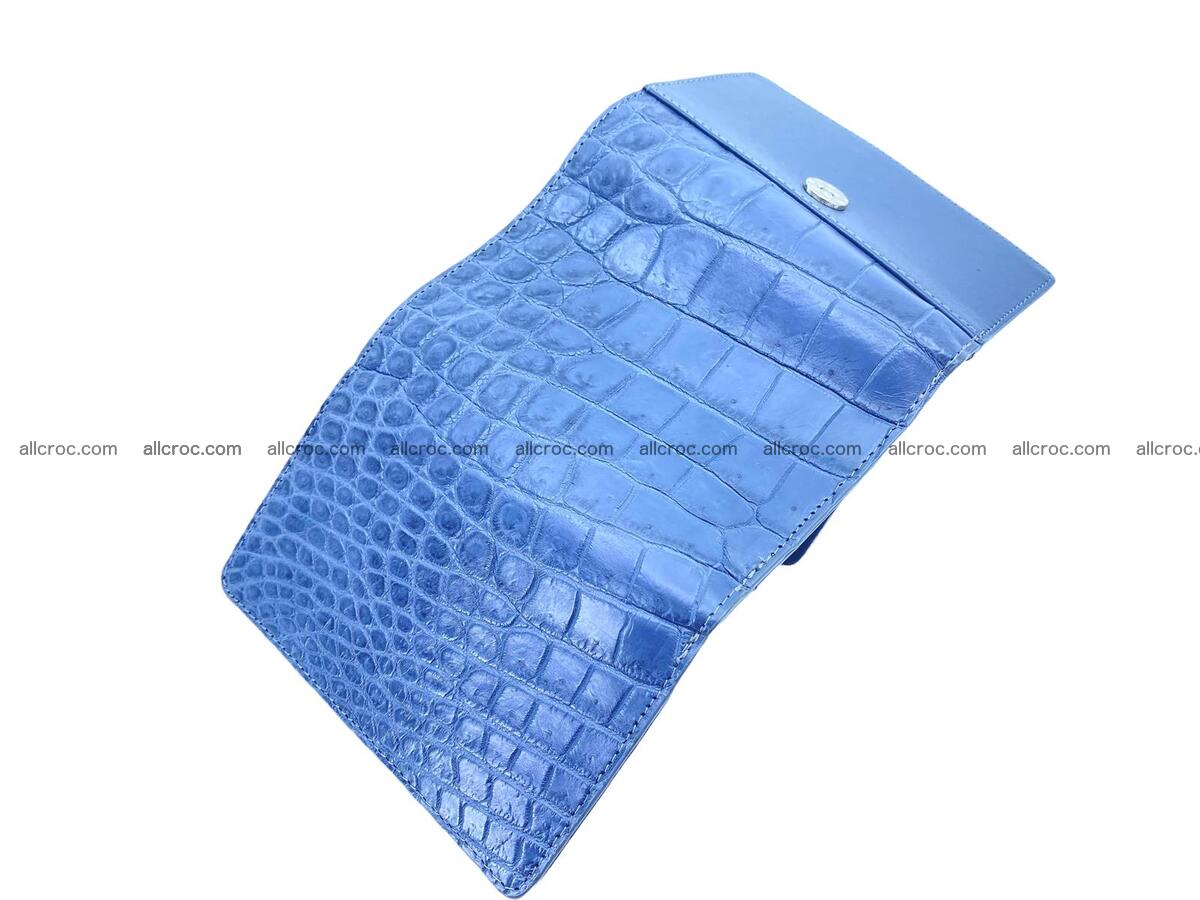 Women’s crocodile skin trifold wallet with coin compartment 1827 Foto 2