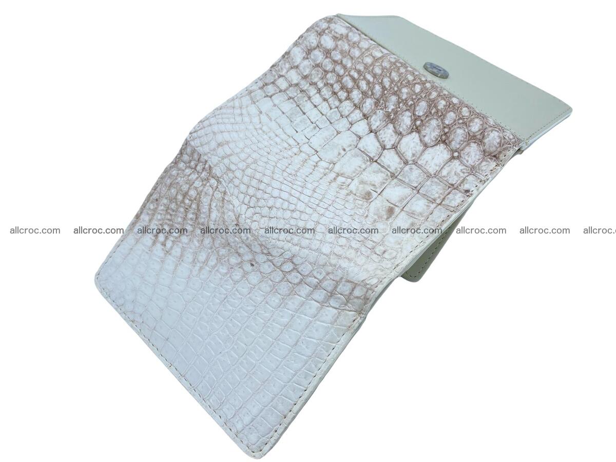 Women’s crocodile skin trifold wallet with coin pocket 1774 Foto 2