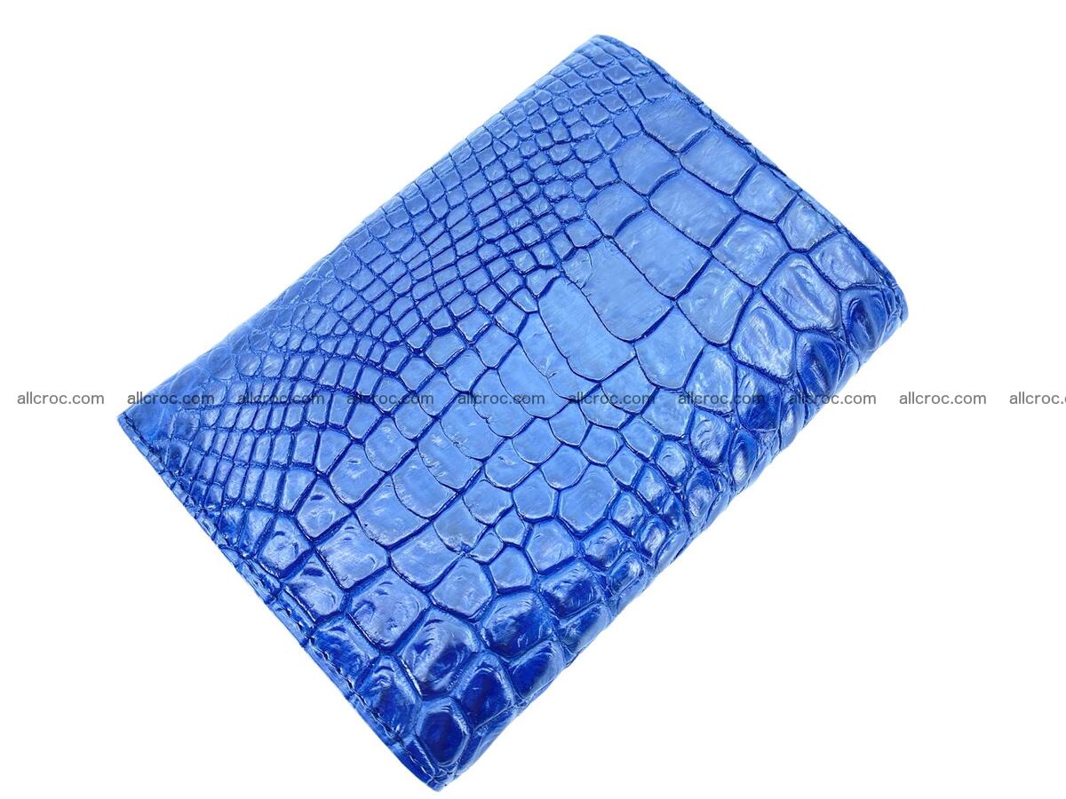 Women’s crocodile skin trifold wallet with coin pocket 1782 Foto 1