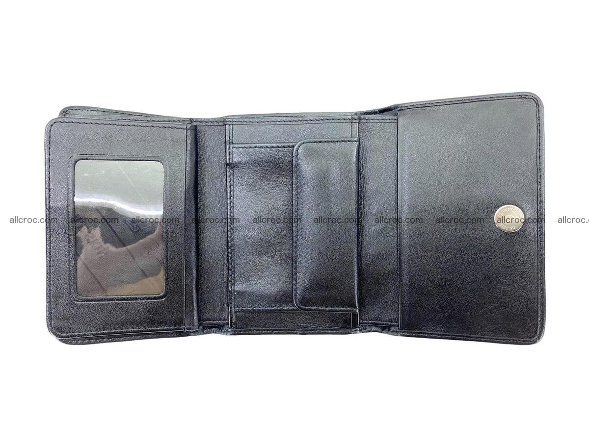Women’s crocodile skin trifold wallet with coins pocket 1854 Foto 5