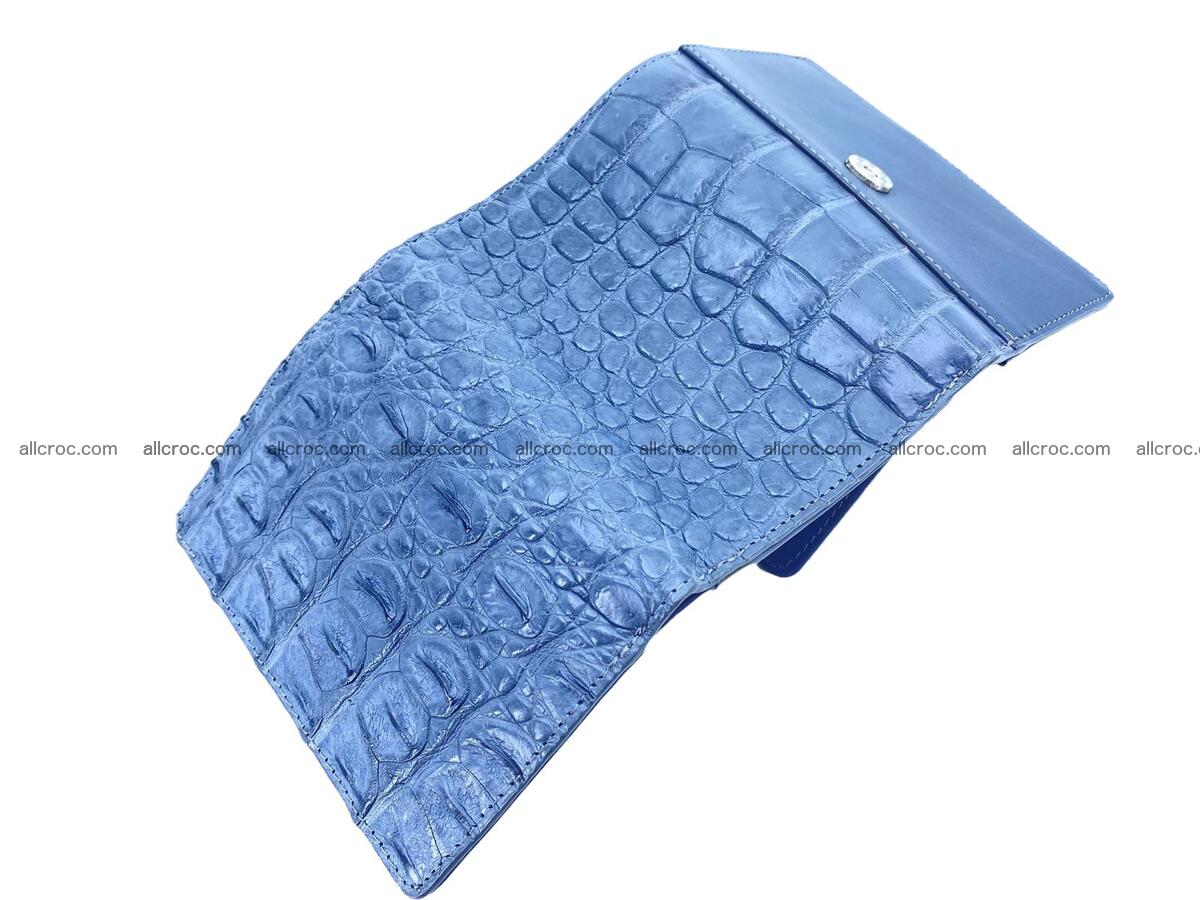Women’s crocodile skin trifold wallet with coins pocket 1855 Foto 2
