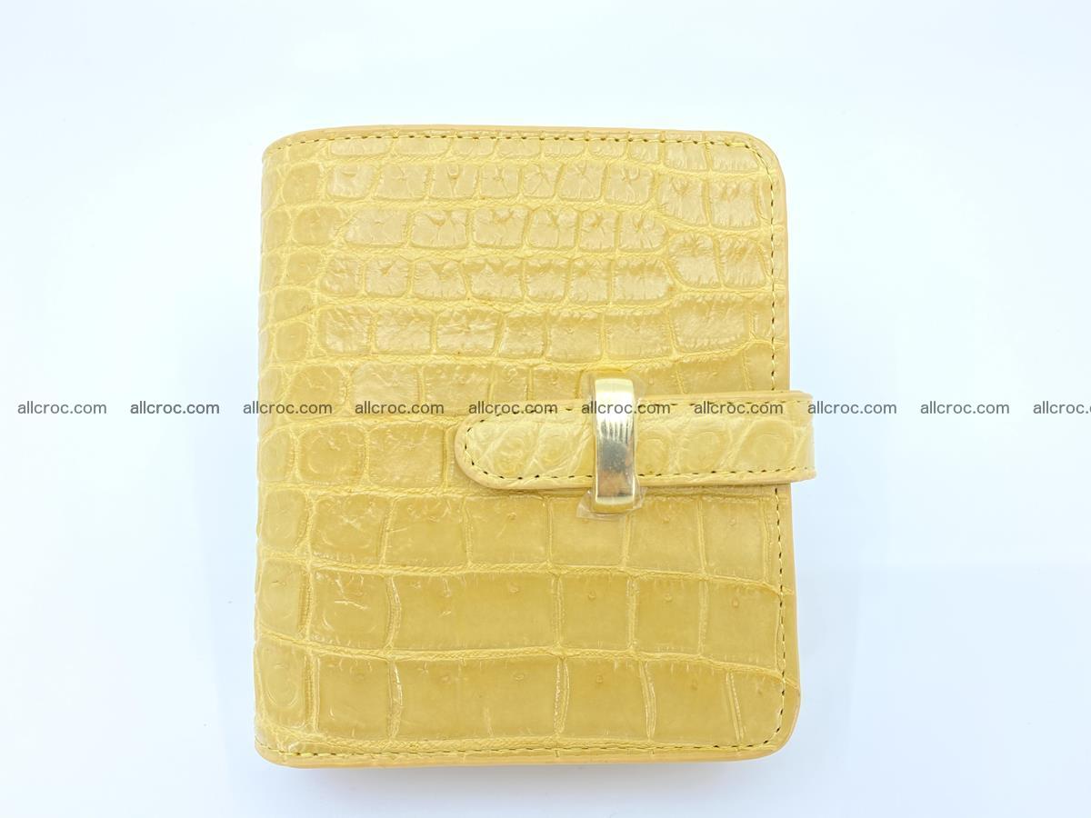 Women’s crocodile skin vertical wallet 1400 Foto 1