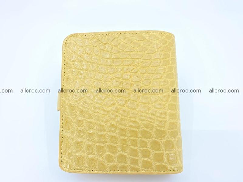 Women’s crocodile skin vertical wallet 1400