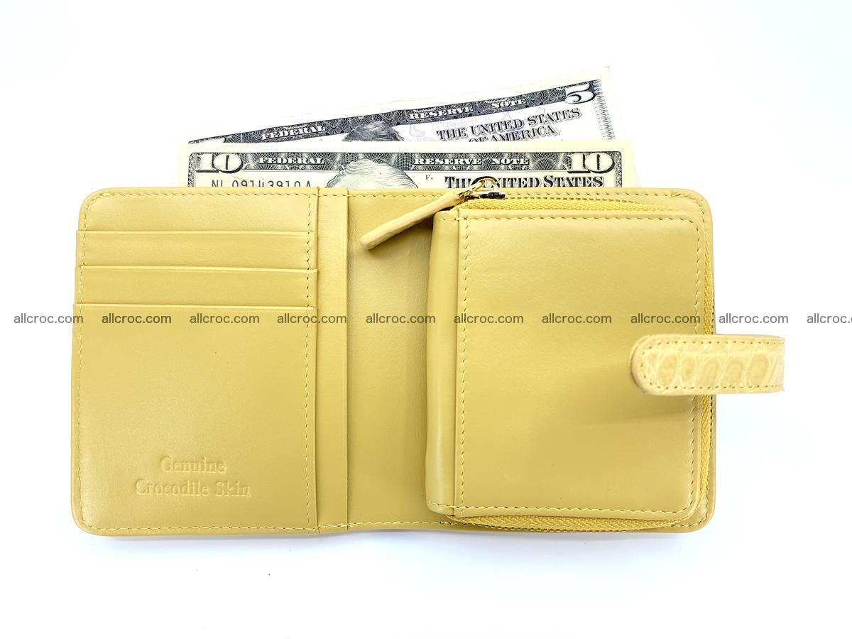 Women’s crocodile skin vertical wallet 1400 Foto 5