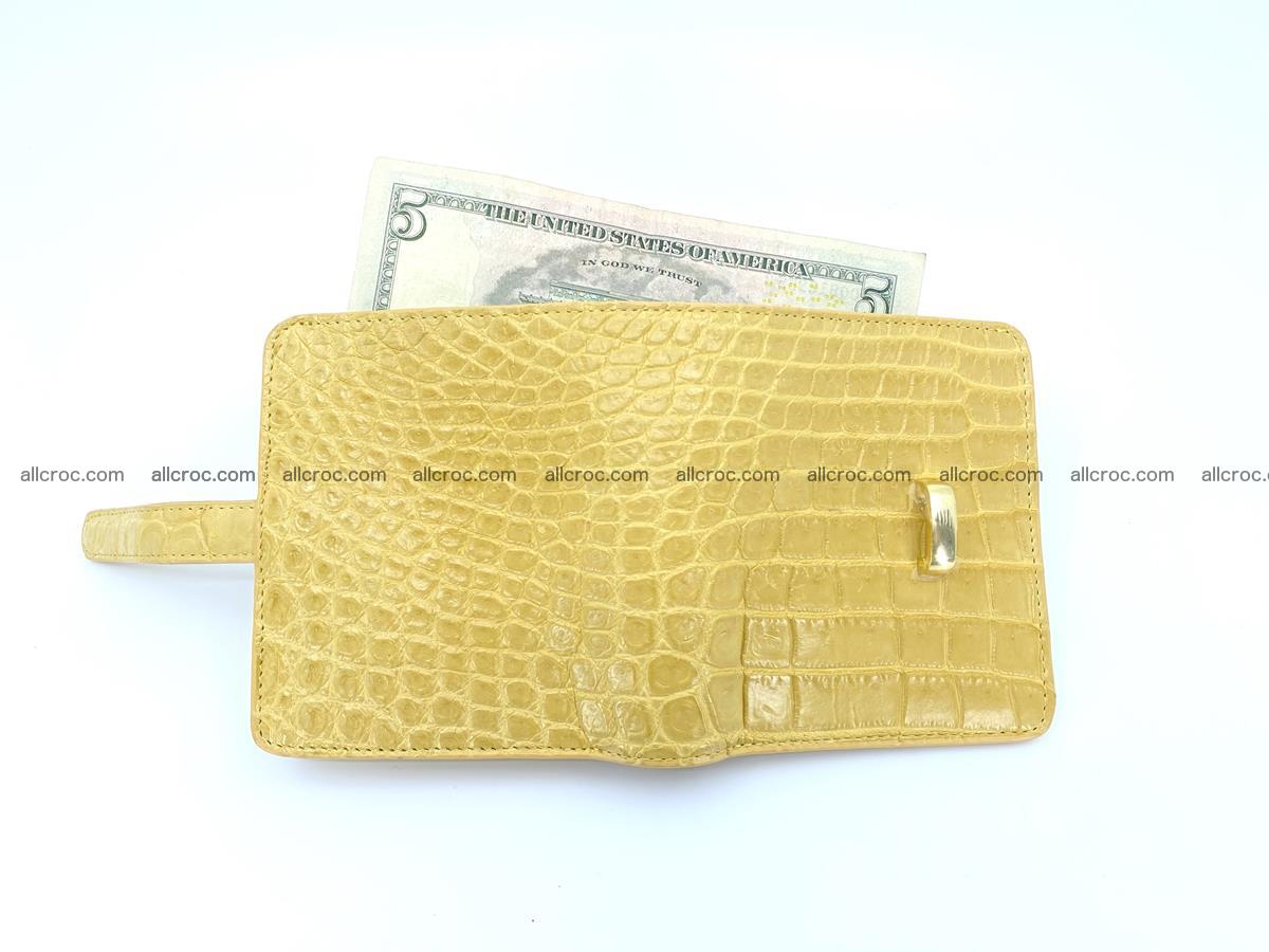 Women’s crocodile skin vertical wallet 1400 Foto 3