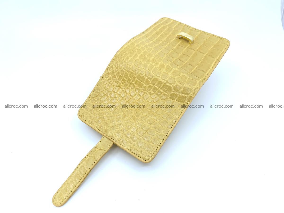 Women’s crocodile skin vertical wallet 1400 Foto 4