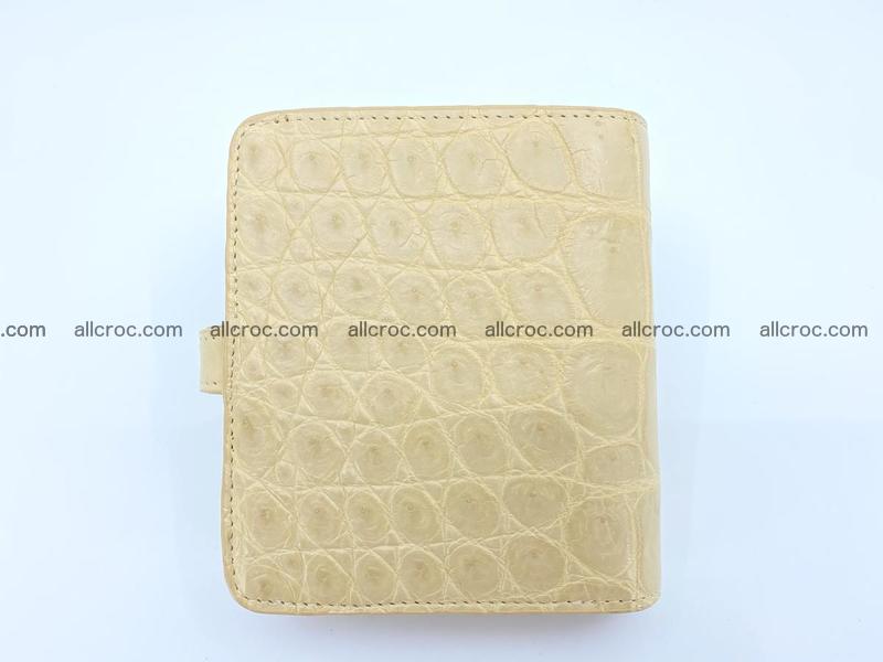 Women’s crocodile skin vertical wallet 1402