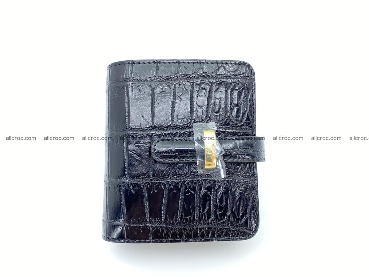 Women’s crocodile skin vertical wallet 1407 Foto 1