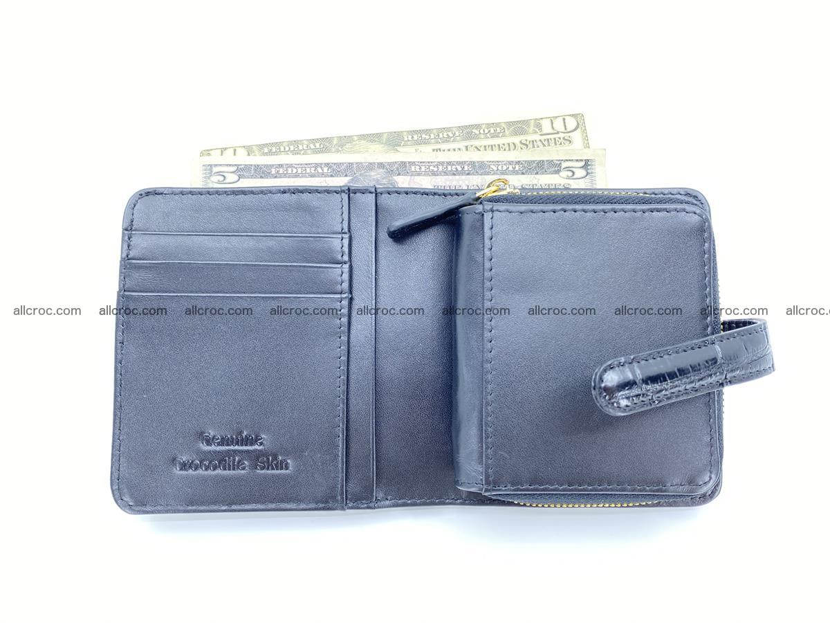 Women’s crocodile skin vertical wallet 1410 Foto 5