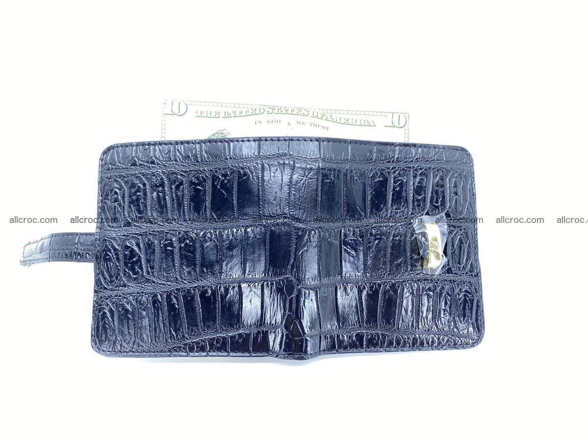 Women’s crocodile skin vertical wallet 1407 Foto 4
