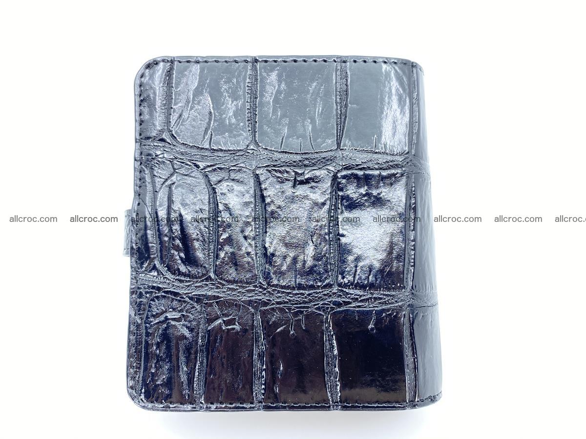 Women’s crocodile skin vertical wallet 1410 Foto 2