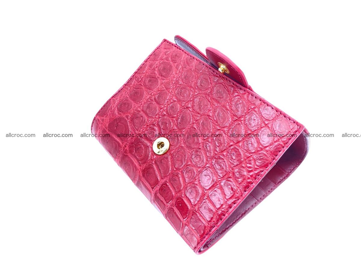 Handcrafted Crocodile skin wallet 1686 Foto 7