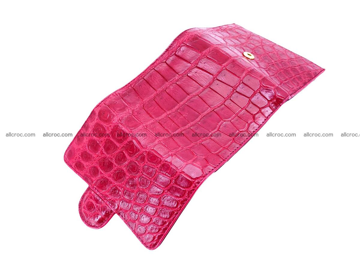 Handcrafted Crocodile skin wallet 1686 Foto 6