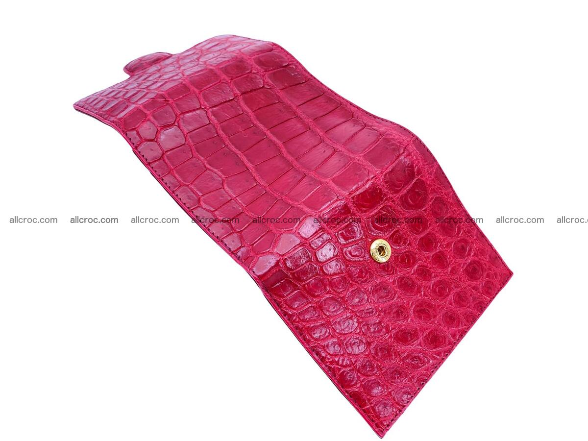 Handcrafted Crocodile skin wallet 1686 Foto 5