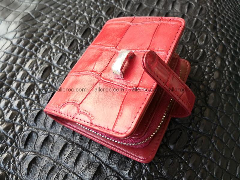 Women's crocodile skin wallet 391