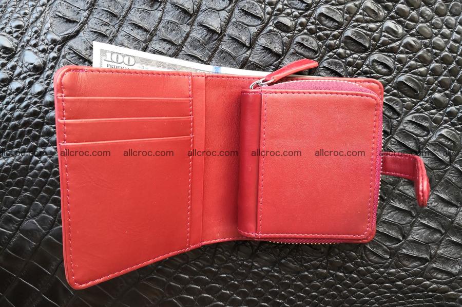 Women's crocodile skin wallet 391