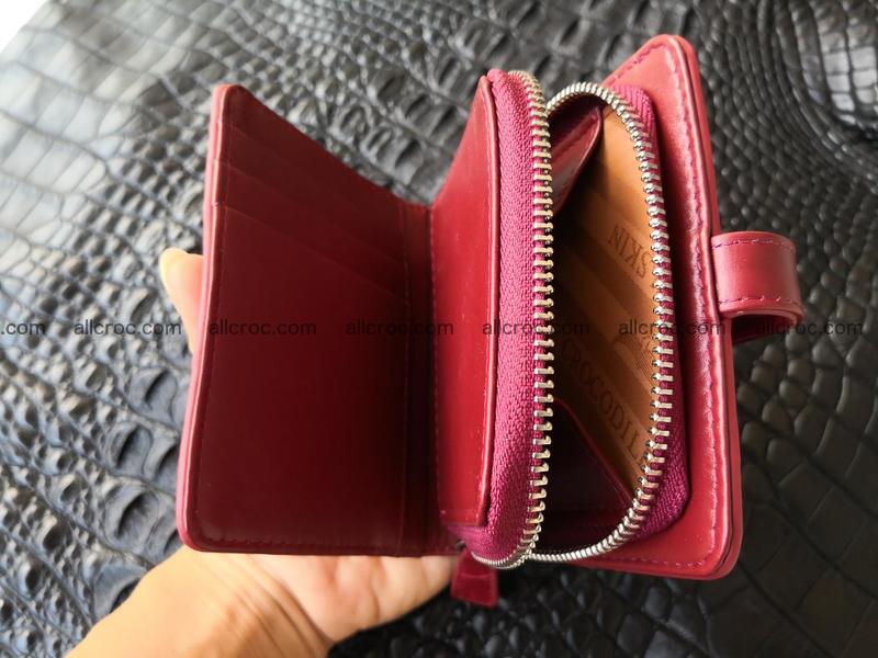 Women's crocodile skin wallet 391