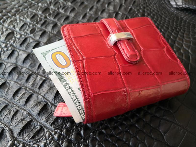 Women's crocodile skin wallet 391