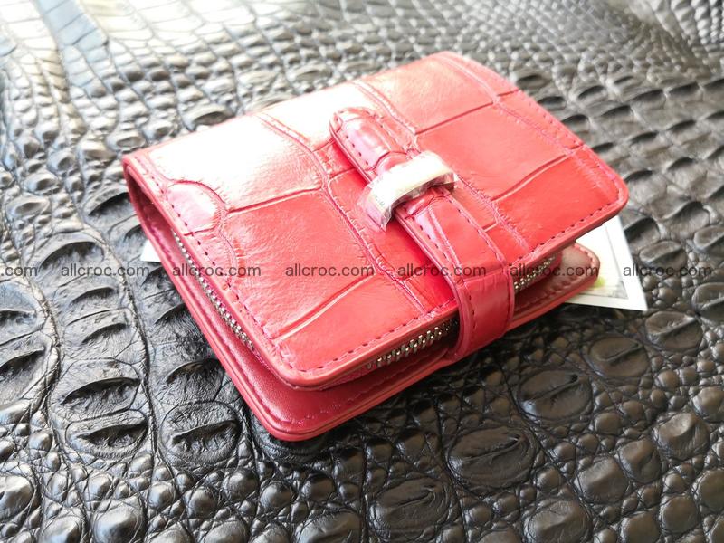 Women's crocodile skin wallet 391