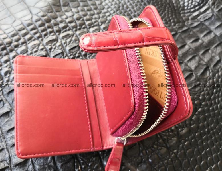 Women's crocodile skin wallet 391