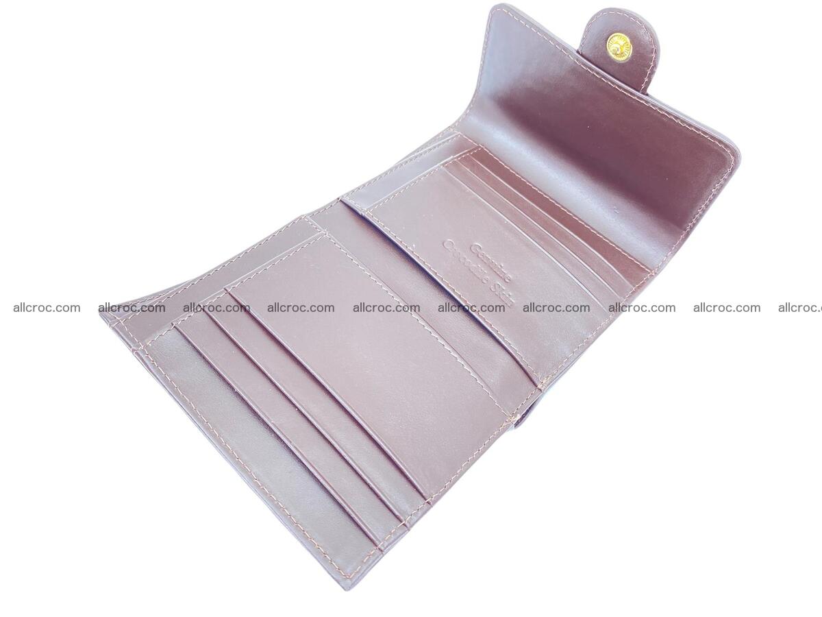 Handcrafted Crocodile skin wallet 1683 Foto 10