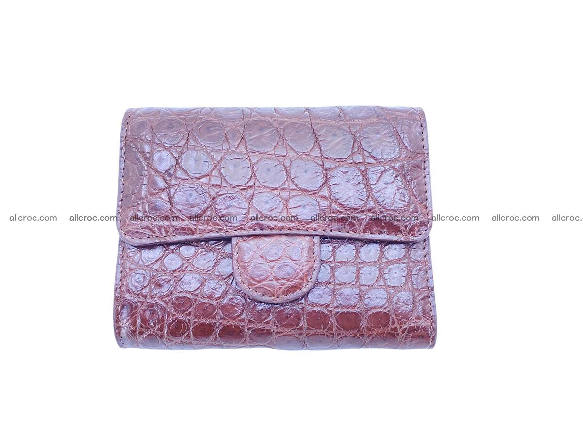 Handcrafted Crocodile skin wallet 1683 Foto 3