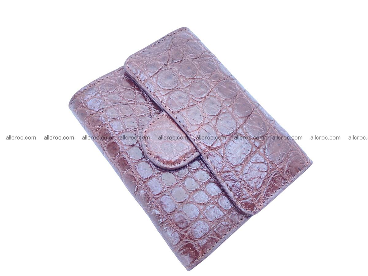Handcrafted Crocodile skin wallet 1683 Foto 2