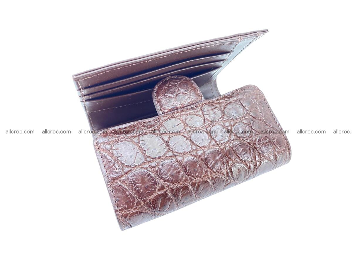 Handcrafted Crocodile skin wallet 1683 Foto 9