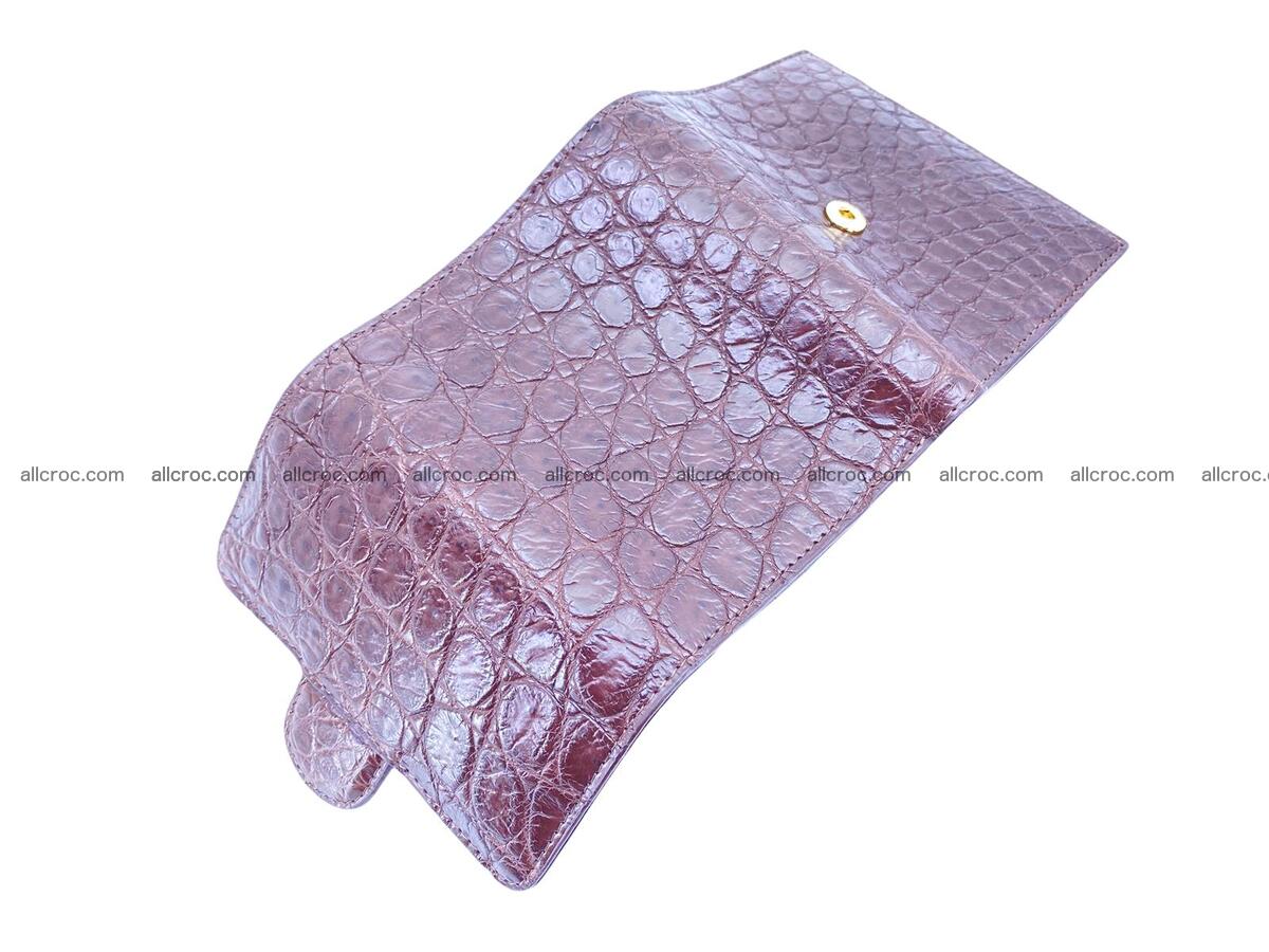 Handcrafted Crocodile skin wallet 1683 Foto 6