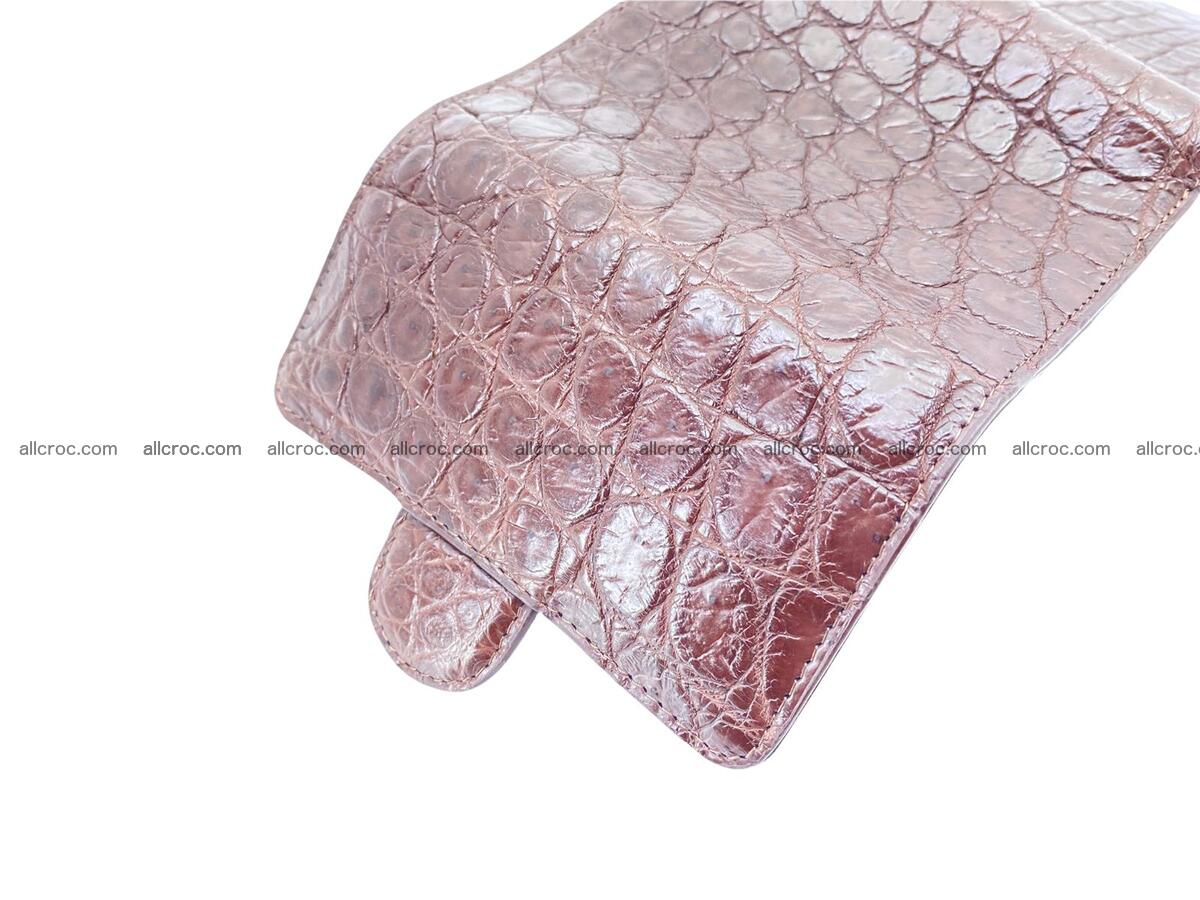 Handcrafted Crocodile skin wallet 1683 Foto 5