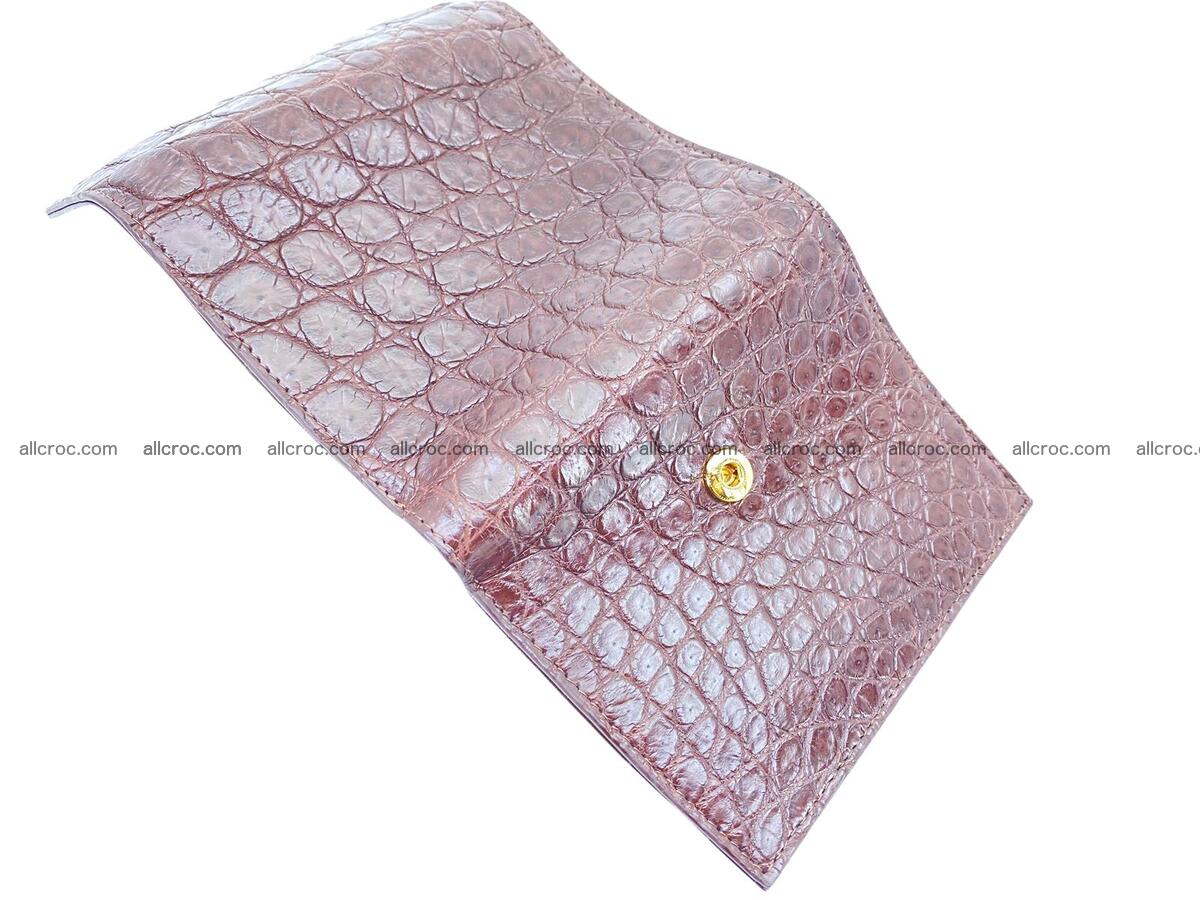 Handcrafted Crocodile skin wallet 1683 Foto 7