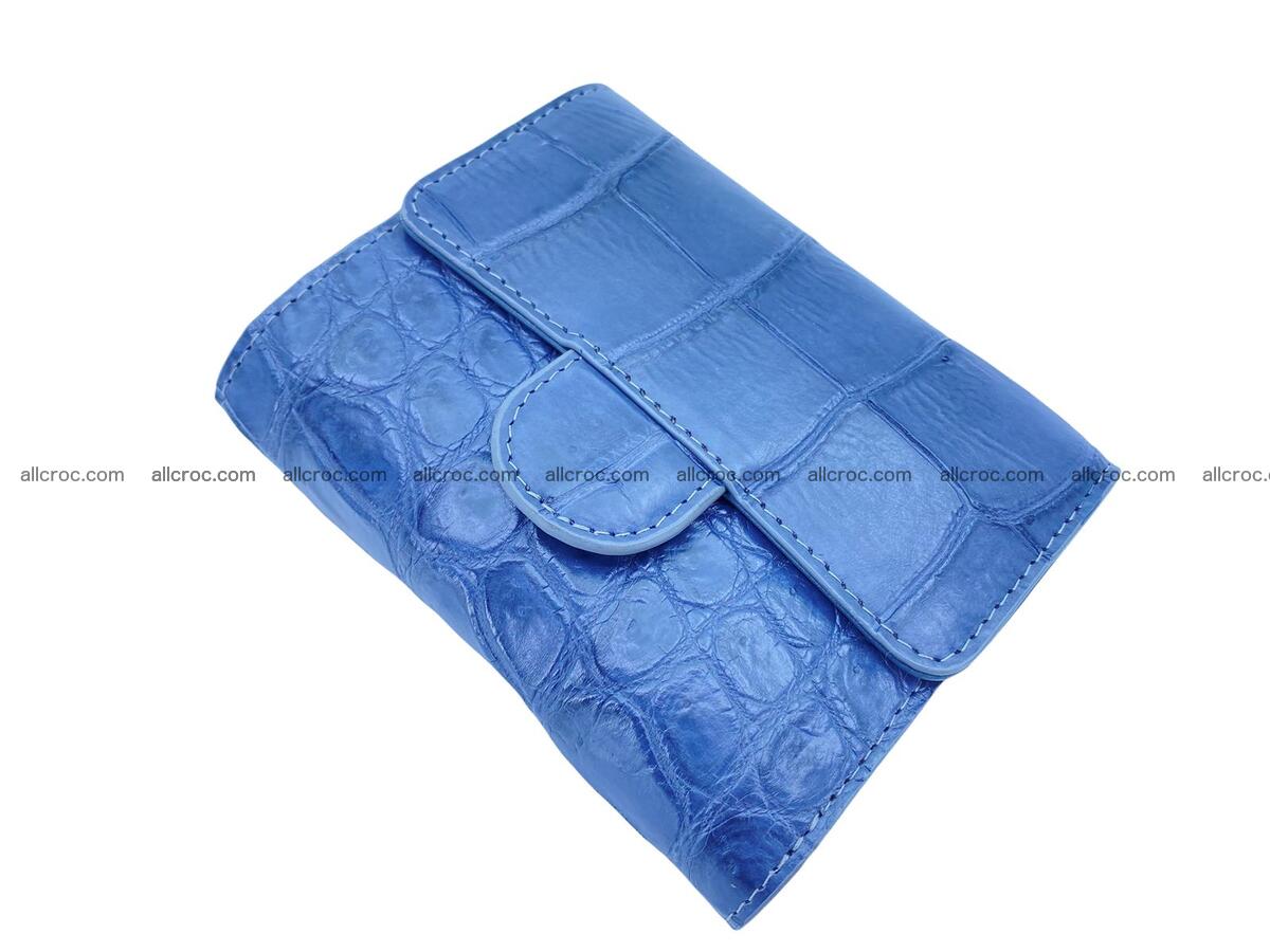 Handcrafted Crocodile skin wallet 1692 Foto 2