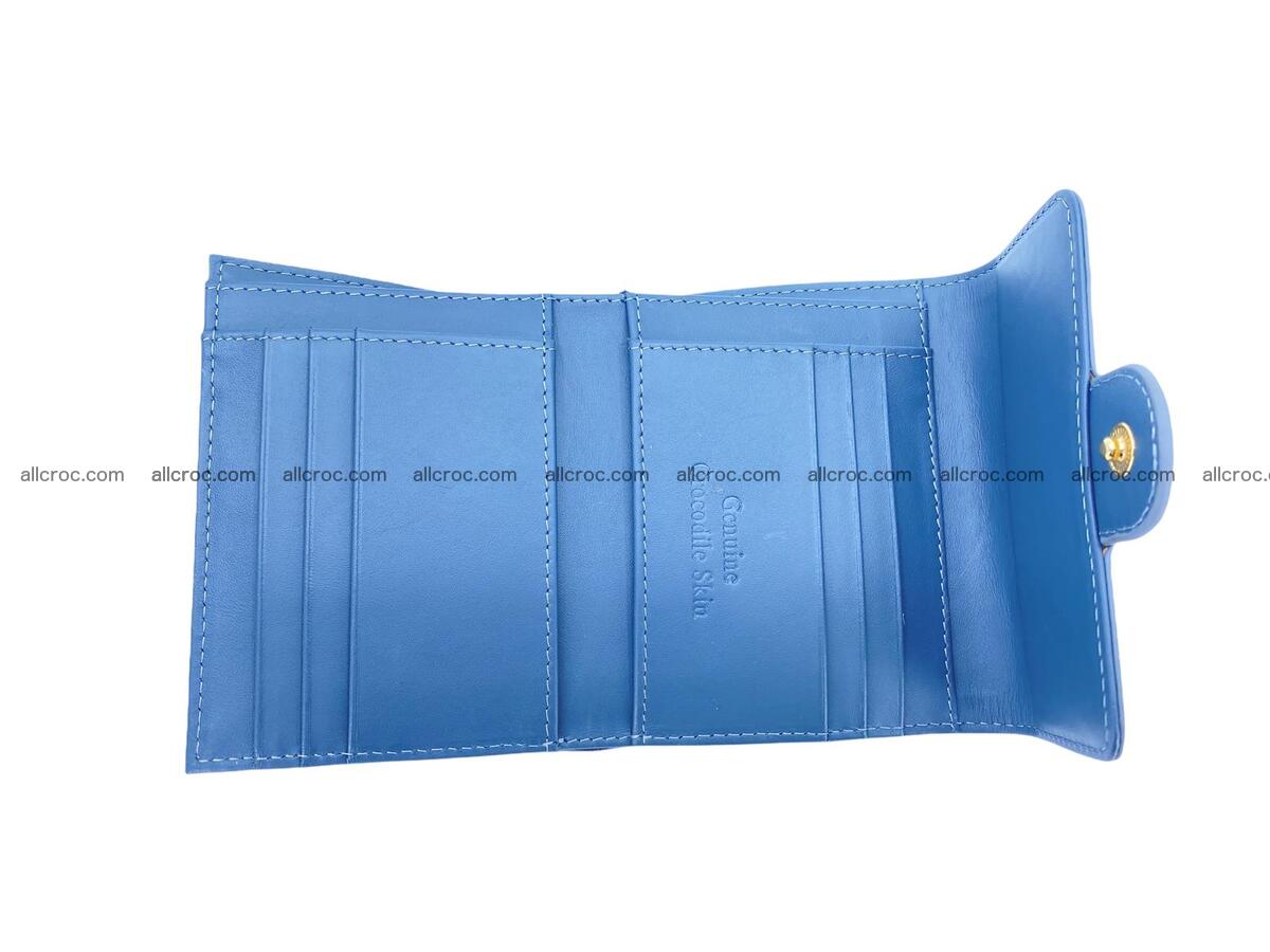 Handcrafted Crocodile skin wallet 1692 Foto 7