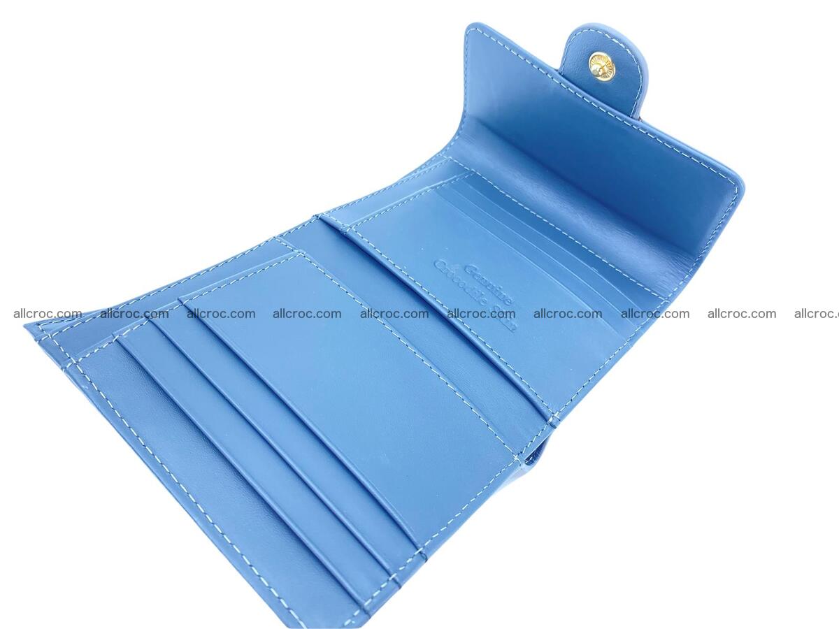 Handcrafted Crocodile skin wallet 1692 Foto 8