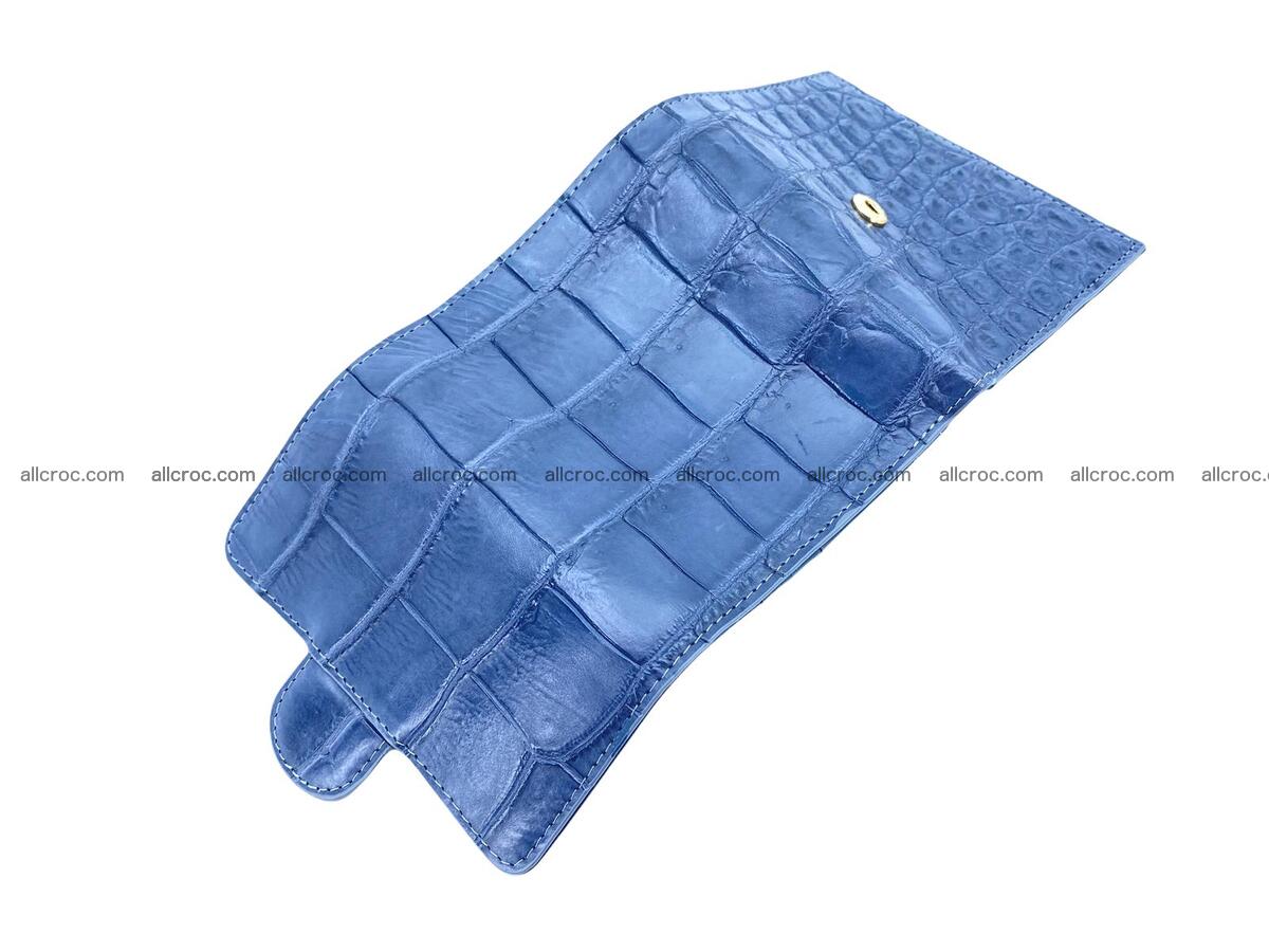 Handcrafted Crocodile skin wallet 1692 Foto 9