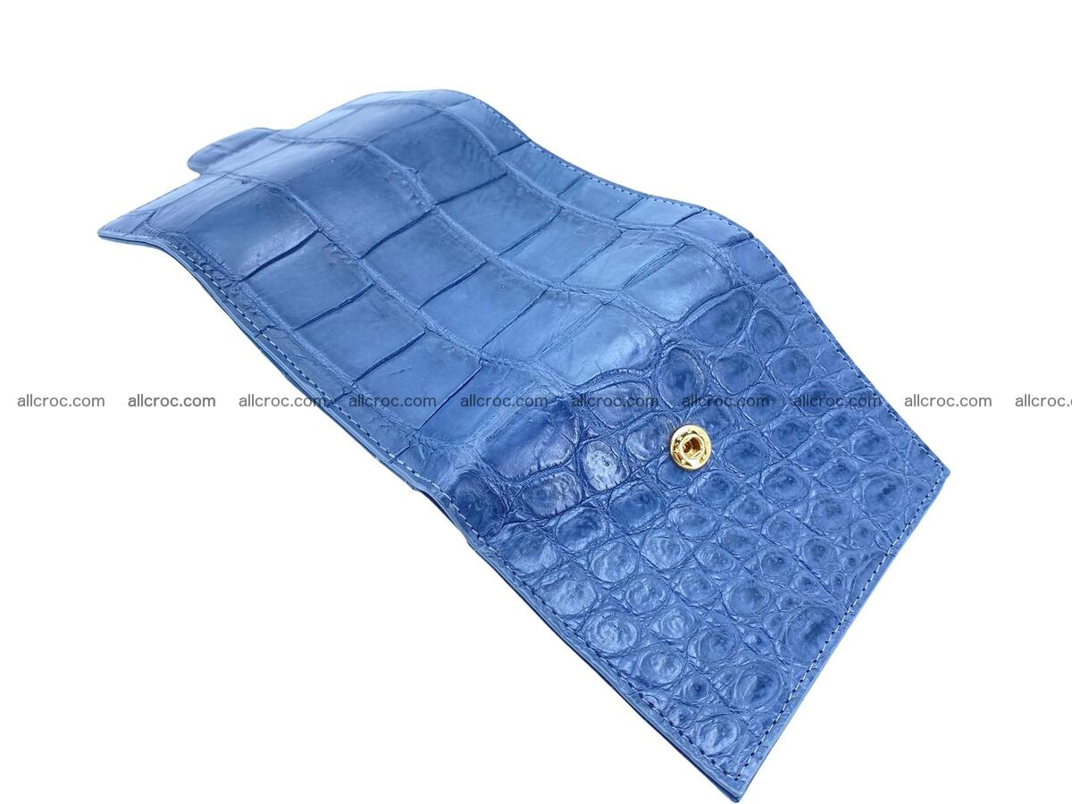 Handcrafted Crocodile skin wallet 1692 Foto 10