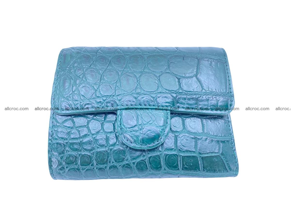 Handcrafted Crocodile skin wallet 1690 Foto 3
