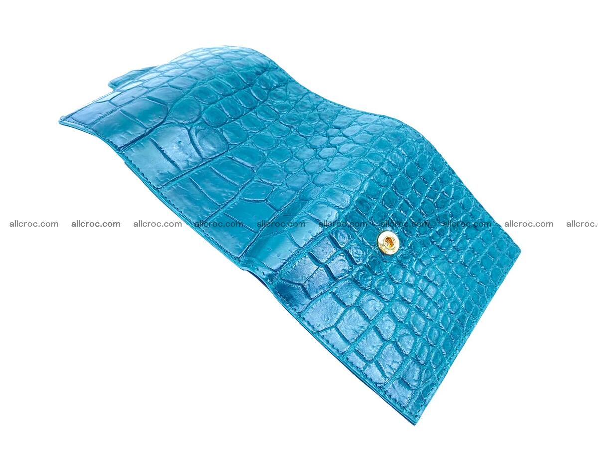 Handcrafted Crocodile skin wallet 1690 Foto 5